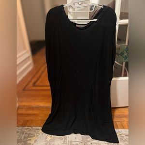 Free people black oversized women’s sweater tunic